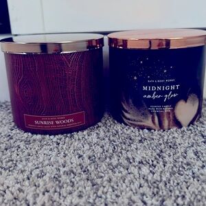 Bath & Body Works 3 Wick Candles- New, $12 EACH